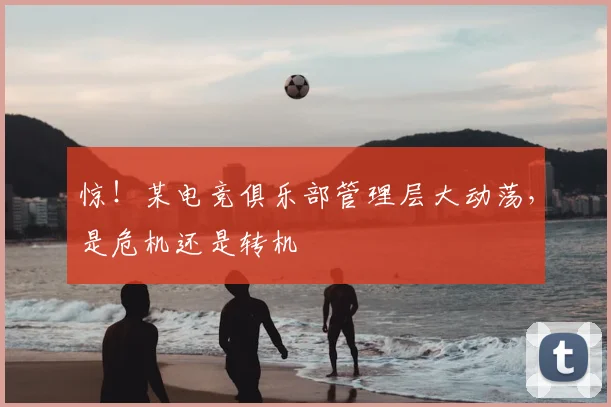 惊！某电竞俱乐部管理层大动荡，是危机还是转机